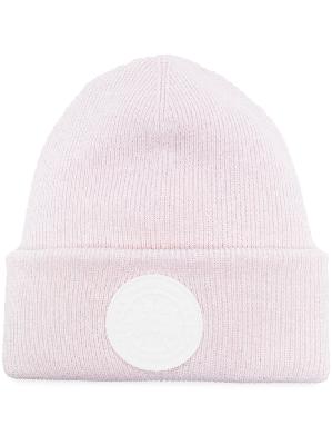 Canada Goose - Pink Arctic Disc Toque Twist Wool Beanie Hat