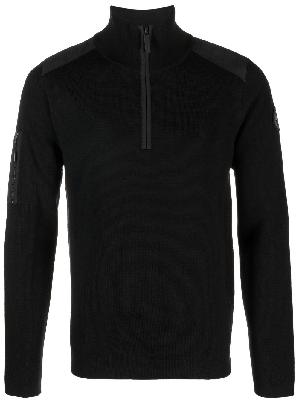 Canada Goose - Black Stormont 1/4 Zip Sweatshirt