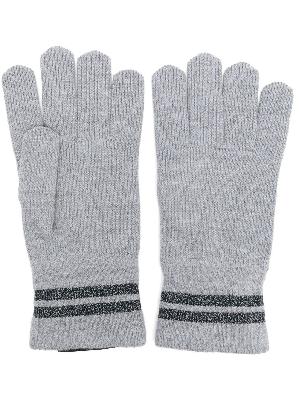 Canada Goose - Grey Barrier Knit Glove«s
