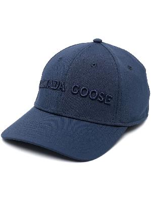 Canada Goose - Blue Logo Embroidered Baseball Cap