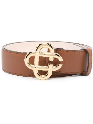 Casablanca - Brown Logo Leather Belt