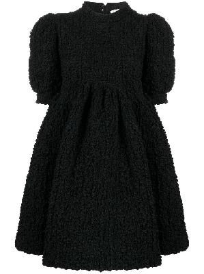 Cecilie Bahnsen - Black Uma Smocked Mini Dress