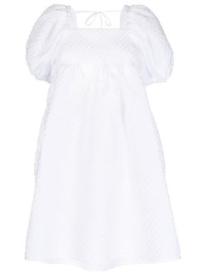 Cecilie Bahnsen - White Tilde Matelassé Mini Dress