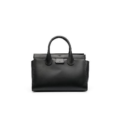 Chloé - Black Edith Large Leather Tote Bag