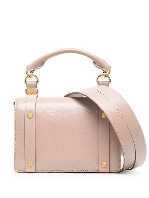 Chloé - Neutral Ora Small Leather Top Handle Bag