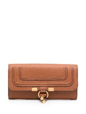Chloé - Brown Marcie Long Leather Wallet