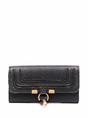 Chloé - Black Marcie Long Leather Wallet