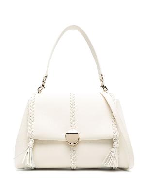 Chloé - White Penelope Small Leather Shoulder Bag