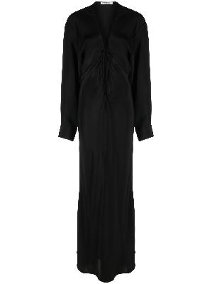 Christopher Esber - Black Triquetra Silk Maxi Dress