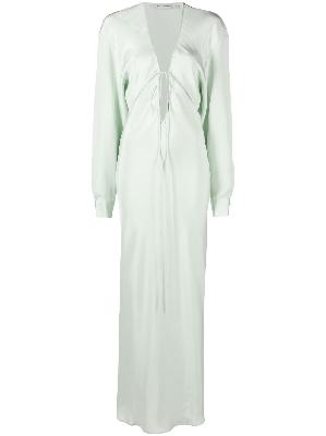 Christopher Esber - Green Triquetra Silk Maxi Dress