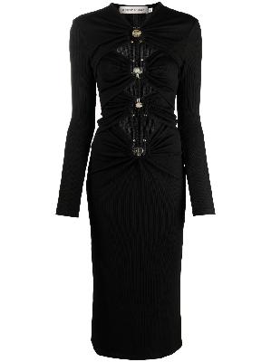 Christopher Esber - Black Orbit Cut-Out Midi Dress