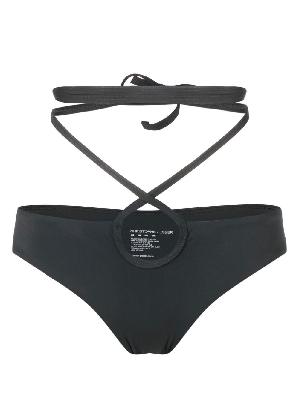 Christopher Esber - Grey Cut-Out Bikini Bottoms