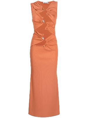 Christopher Esber - Orange Cut Out Maxi Dress