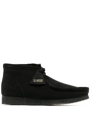 Clarks Originals - Black Wallabee Ankle-Length Suede Boots
