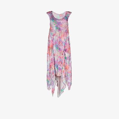 Collina Strada - Dara Printed Silk Maxi Dress