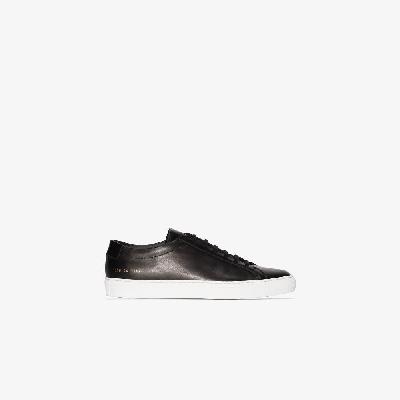 Common Projects - Black Achilles Low Top Sneakers