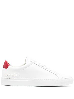 Common Projects - White Retro Leather Sneakers