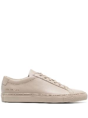 Common Projects - Neutral Original Achilles Leather Sneakers