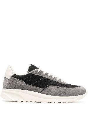 Common Projects - Grey Track 80 Suede Low-Top Sneakers