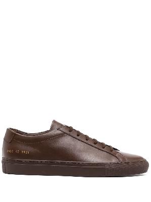 Common Projects - Brown Original Achilles Leather Sneakers