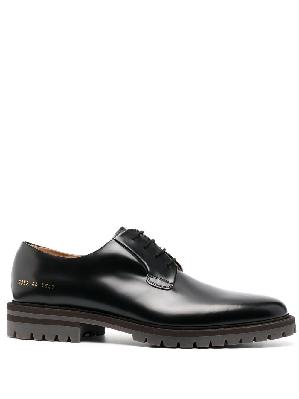 Common Projects - Black Leather Derby Shoes