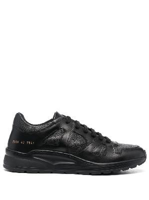 Common Projects - Black Track Technical Leather Sneakers