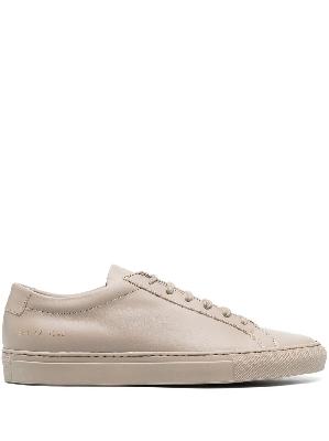 Common Projects - Neutral Achilles Leather Sneakers