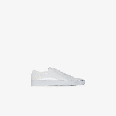 Common Projects - Grey Achilles Leather Low Top Sneakers
