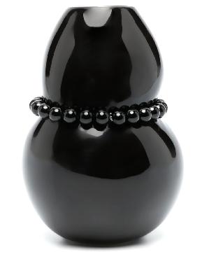 Completedworks - Black Squeezed Onyx Ceramic Vase