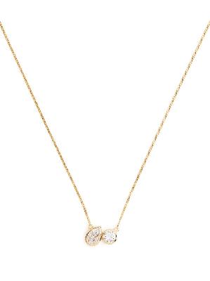 Completedworks - Gold Vermeil Like Peas In A Pod Crystal Necklace