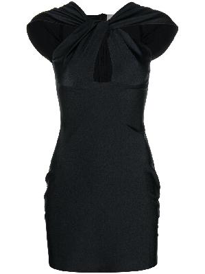 Coperni - Black Cut-Out Mini Dress