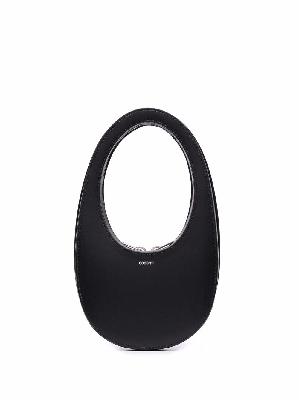 Coperni - Black Curved Leather Top Handle Bag