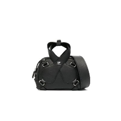 Courrèges - Black Loop Leather Mini Bag