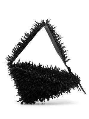Courrèges - Black Coral Textured Shoulder Bag