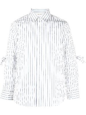Craig Green - White Metal Stripe Knot Detail Shirt