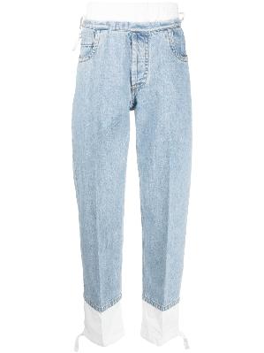 Craig Green - Blue Cropped Bow Jeans