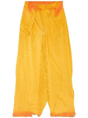 Diesel - Yellow P-TOPAHOOP Layered Trousers