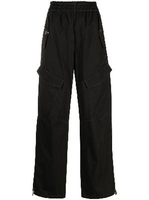 Dion Lee - Black Latch Straight-Leg Cargo Trousers