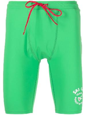 District Vision - Green TomTom Running Shorts