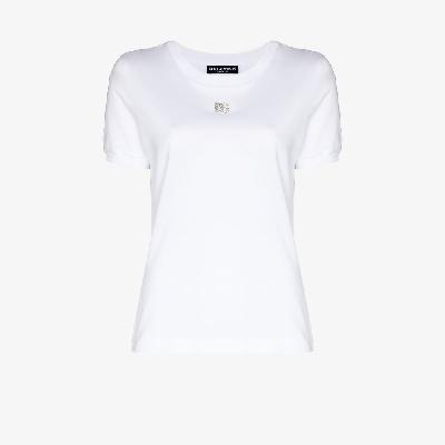 Dolce & Gabbana - Crystal Logo Cotton T-Shirt