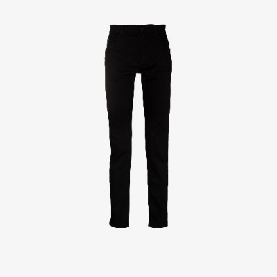 Dolce & Gabbana - Black Logo Patch Straight Leg Jeans