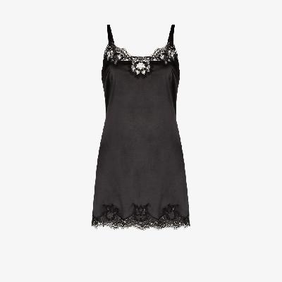 Dolce & Gabbana - Black Lace Trim Nightdress