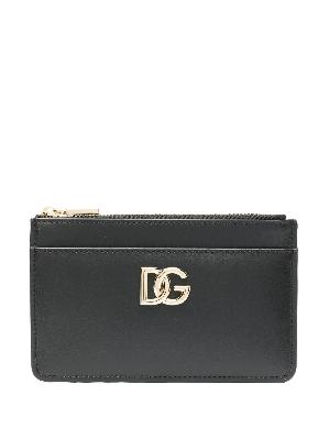 Dolce & Gabbana - Black Logo Leather Card Holder