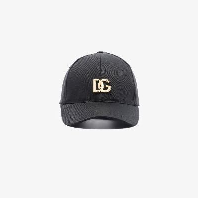 Dolce & Gabbana - Black Logo Cotton Baseball Cap