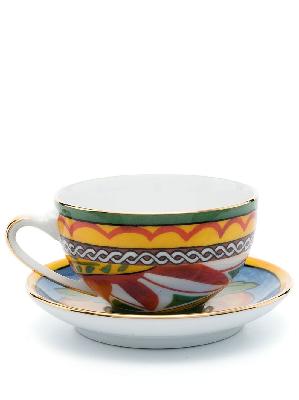 Dolce & Gabbana - Yellow Carretto Porcelain Tea Set