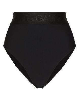 Dolce & Gabbana - Black High-Waisted Briefs
