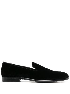 Dolce & Gabbana - Black Classic Suede Loafers