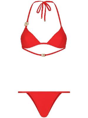 Dolce & Gabbana - Red DG Triangle Bikini