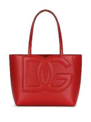 Dolce & Gabbana - Red DG Logo Small Tote Bag