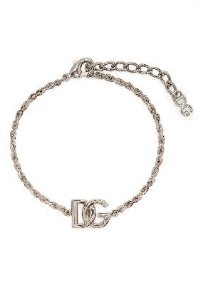 Dolce & Gabbana - Silver-Tone Logo Chain Bracelet